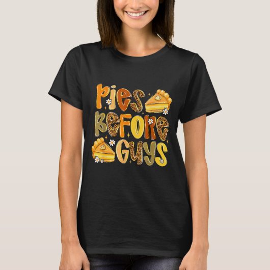T-shirt Es Before Guys Funny Thanksgiving Retro Fall Quote (Devant)