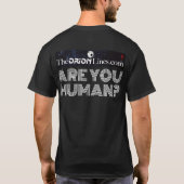 T-shirt Es-tu humain 2 (Dos)