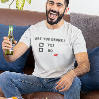 Es-tu ivre ? Oui Non Humour de boisson amusant