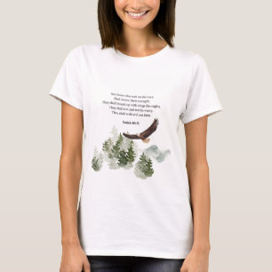 T-shirt Esaïe 40:31 Monter avec des ailes comme des aigles