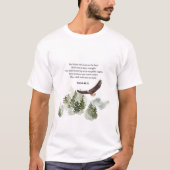 T-shirt Esaïe 40:31 Monter avec des ailes comme des aigles (Devant)