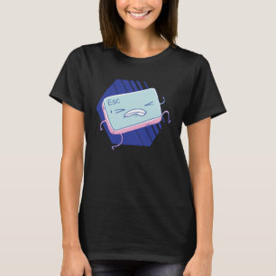 T-shirt Esc Key Fun Software Developer Informaticien