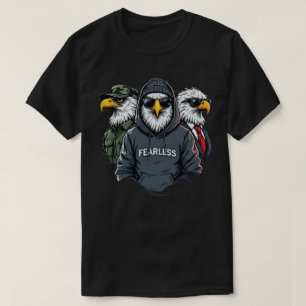 T-shirt Escadron d'Aigle Sans Peur - Conception Puissante