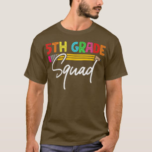 T-shirt Escadron de 5e année 5e année Retour à l'école Ens