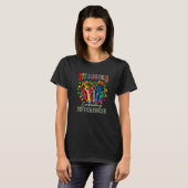 T-shirt Escadron de 7e année tenant compte des différences (Devant entier)