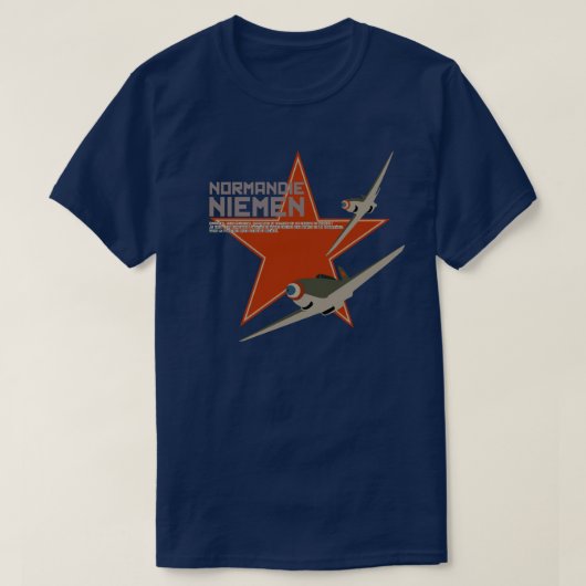 T-shirt Escadron de Chasse 2/30 Normandie-Niemen (Design devant)