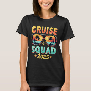 T-shirt Escadron de croisière 2025 Famille de navires de v