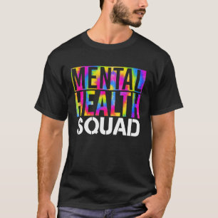 T-shirt Escadron de la santé mentale Cerveau Réflexions Vi