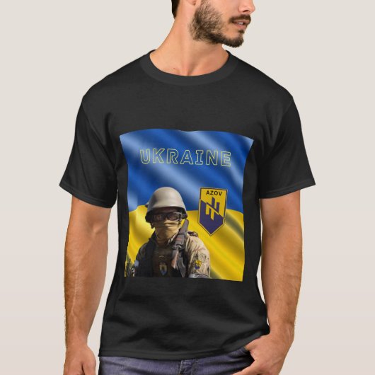 T-shirt Escadron de l'armée du bataillon AZOV (Devant)
