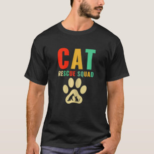 T-shirt Escadron de Secourt de chats d'abris pour animaux