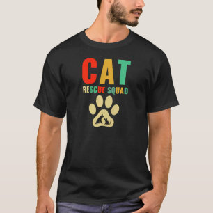 T-shirt Escadron de Secourt de chats d'abris pour animaux