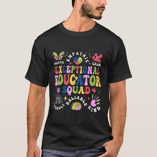 T-shirt Escadron d'éducateurs exceptionnels Escouade d'ens (Devant)