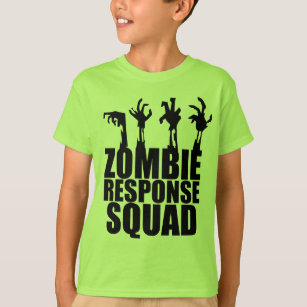 T-shirt Escadron d'intervention zombie