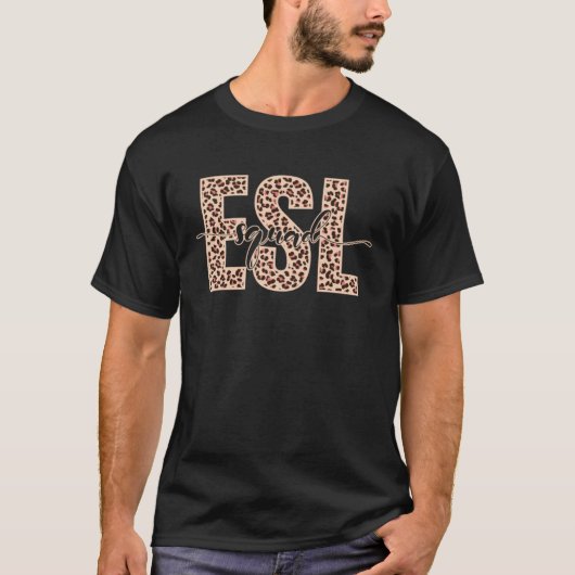 T-shirt Escadron ESL enseignant ESL 2 (Devant)