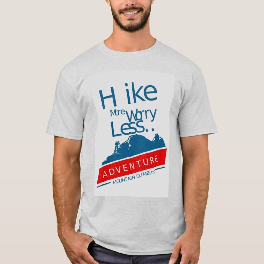 T-shirt Escalade Adventure Mountain (Devant)