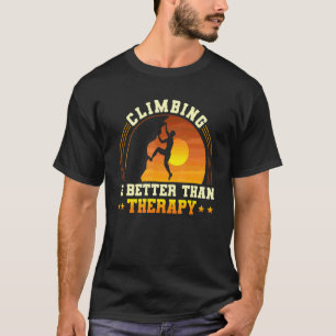 T-shirt Escalade Alpiniste Bloc Sauver La Cara