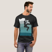 T-shirt Escalade Bouldering (Devant entier)