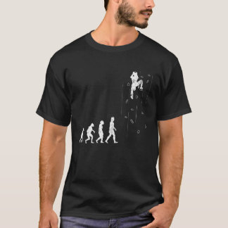 T-shirt Escalade Bouldering Evolution Montée de l'alpinism