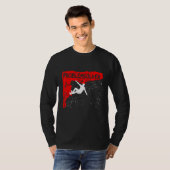 T-shirt Escalade Bouldering Mountainering Problem Solver (Devant entier)