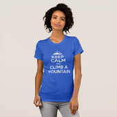T-shirt Escalade Calme En Montagne (Devant entier)