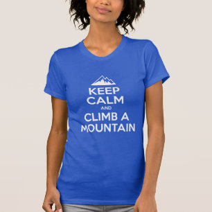 T-shirt Escalade Calme En Montagne