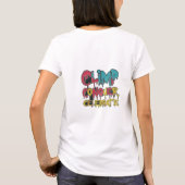 T-shirt Escalade, conquérir, Célébrer les femmes (Dos)