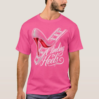 T-shirt Escalade Dans Les Talons Ambition De L'Entreprise