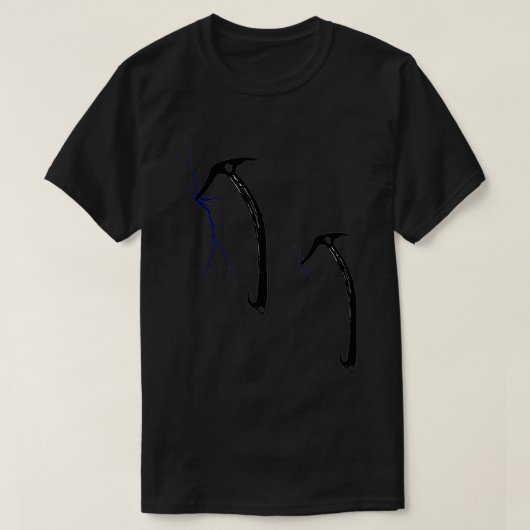 T-shirt Escalade de glace (Design devant)