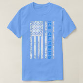 T-shirt Escalade de glace (Design devant)