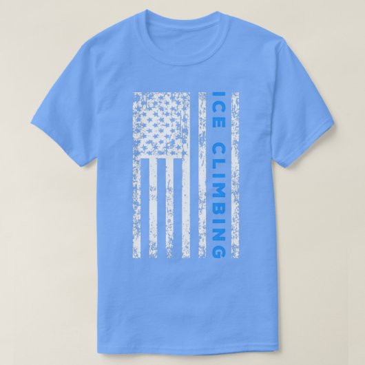 T-shirt Escalade de glace (Design devant)