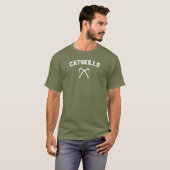 T-shirt Escalade de glace CatSkills (Devant entier)