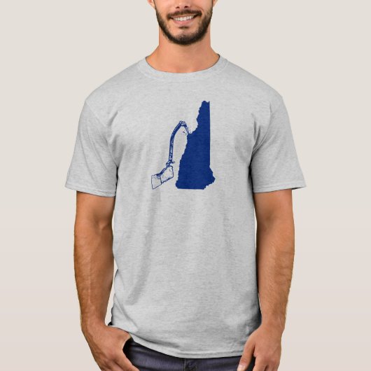 T-shirt Escalade de glace du New Hampshire (Devant)