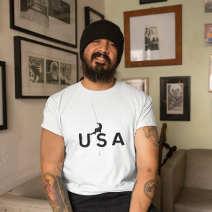 T-shirt Escalade de montagne aux États-Unis