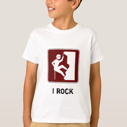 T-shirt Escalade de roche (Devant)
