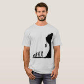 T-shirt Escalade de roche (Devant entier)