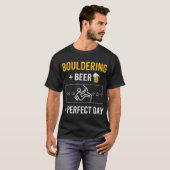 T-shirt Escalade de roche de la fête de la bière Boulderin (Devant entier)