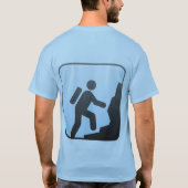 T-shirt escalade de sport (Dos)