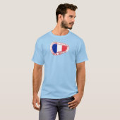 T-shirt Escalade Drapeau France Carabiner (Devant entier)