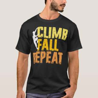 T-shirt Escalade en salle Escalade Chute