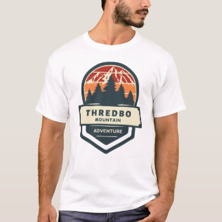 T-shirt Escalade et randonnée du sommet de la montagne de