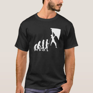 T-shirt Escalade Evolution Escalade Bouldering Randonnée T