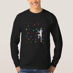 T-shirt Escalade Graphic Rock Climber Bouldering Mountaine
