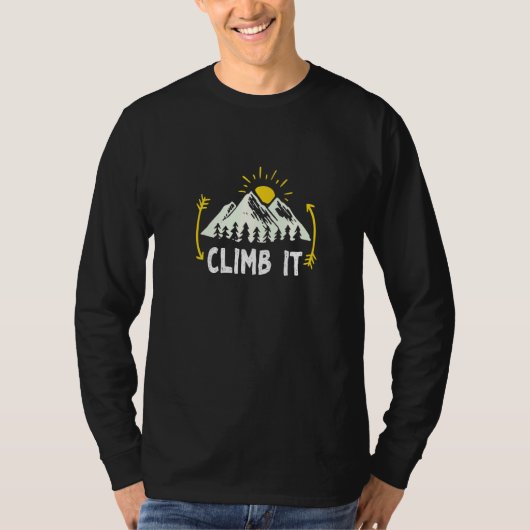 T-shirt Escalade It Rock Escalade Bouldering Alpinisme C (Devant)
