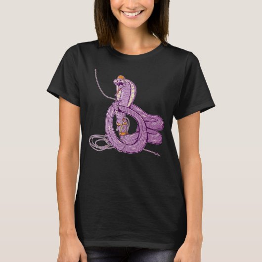 T-shirt Escalade King Cobra Snake Rock (Devant)