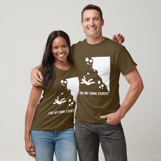 T-shirt Escalade mes propres cascades (Unisexe)