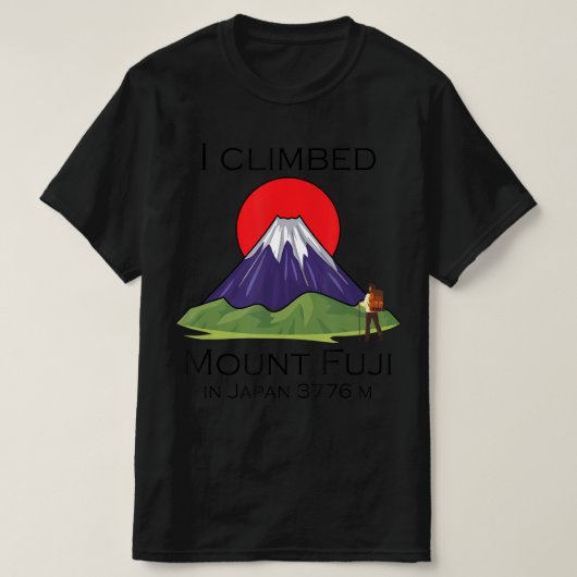 T-shirt Escalade Mont Fuji (Design devant)