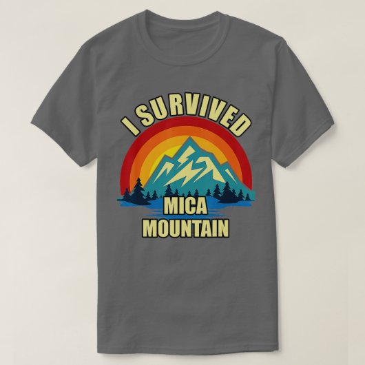 T-shirt Escalade Montagne de Mica Randonnée (Design devant)