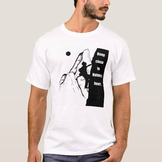 T-shirt Escalade motivationnelle escalade (Devant)