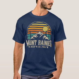 T-shirt Escalade Mt Rainier Washington Summit Club Mont R