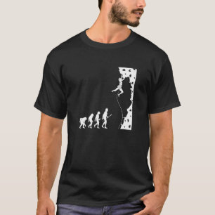 T-shirt Escalade murale Evolution humaine Souldering Climb